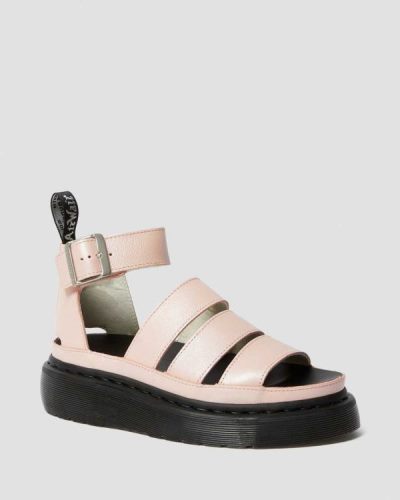 Sandalias Plataforma Dr Martens Clarissa Ii Metallic Cuero Para Mujer DR0831K
